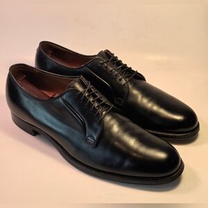 Alden Men's Oxford Black Leather Business Dress Shoes Size 12 AA/B